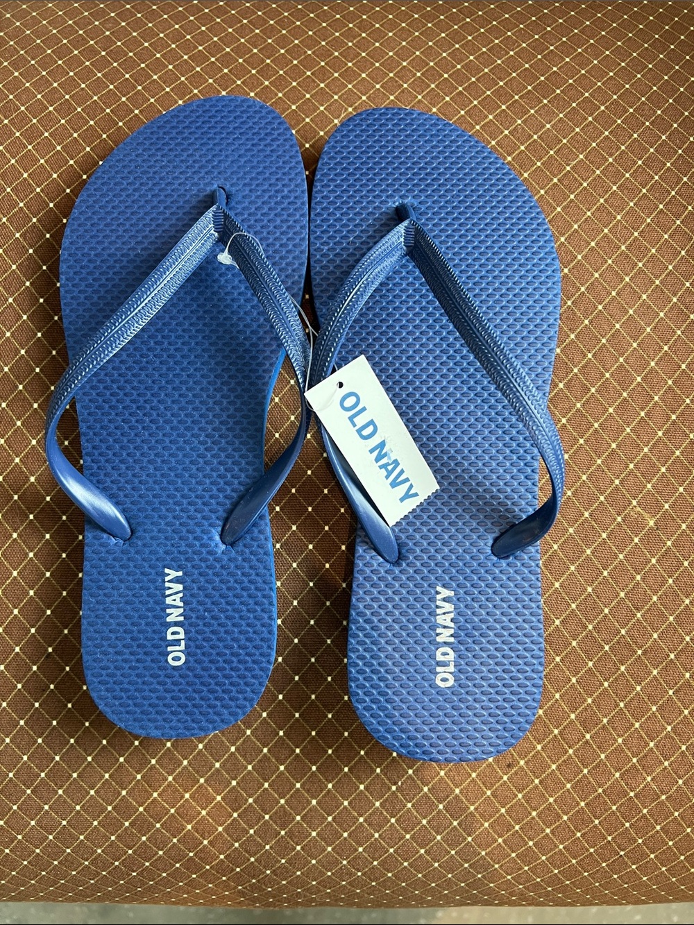 Old Navy Blue Textured Flip Flops